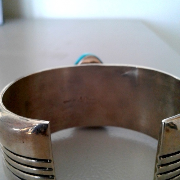Vintage Native American Navajo Statement Bracelet - Picture 7 of 8